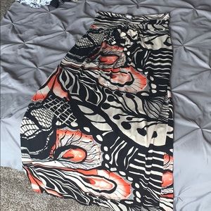 Strapless maxi dress